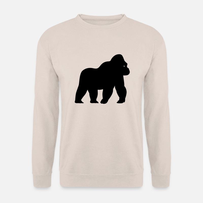 Gorilla Silhouette - Unisex Sweatshirt - sand