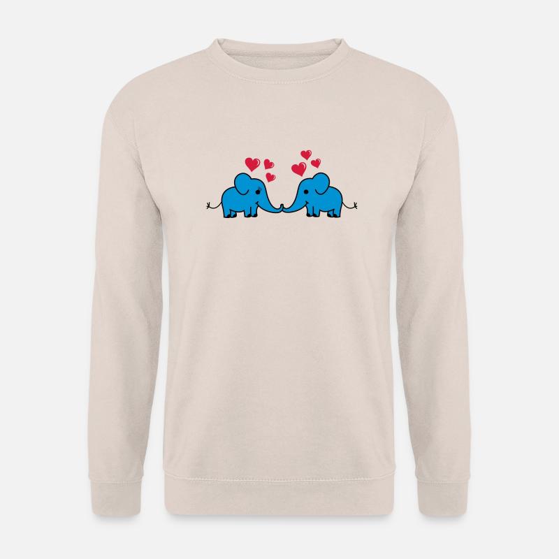 elefant_love - Unisex Pullover - Sand