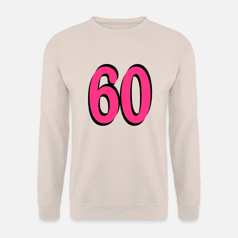 60 . Geburtstag - Unisex Pullover - Sand