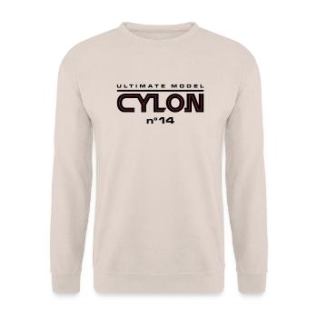 Ultimate model cylon n°14 - Sweat-shirt Unisexe - sable - Devant - Alina (178cm) & Michal (187cm)