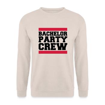 Bachelor Party Crew - Sweat-shirt Unisexe - sable - Devant - Alina (178cm) & Michal (187cm)