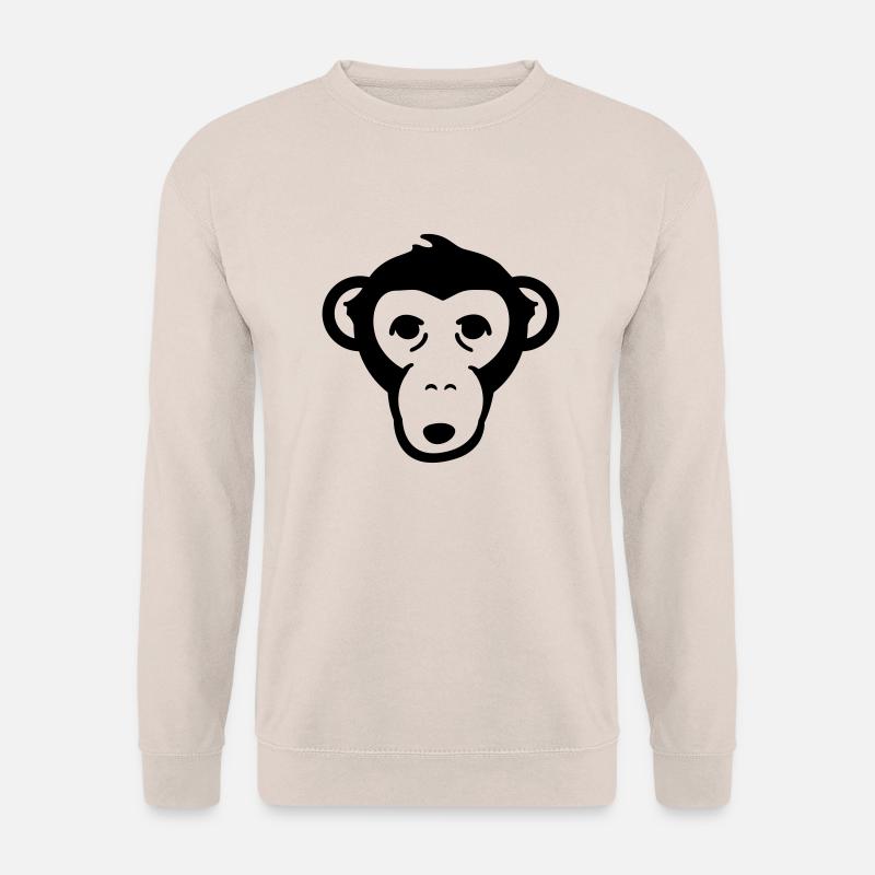 monkey_1_f1 - Unisex Pullover - Sand