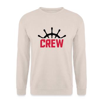 Conception de Steuerrad d'équipage - Sweat-shirt Unisexe - sable - Devant - Alina (178cm) & Michal (187cm)