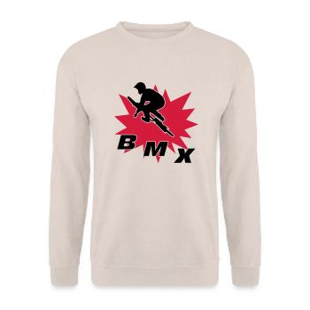 BMX - Unisex Pullover - Sand - Vorne - Alina (178cm) & Michal (187cm)