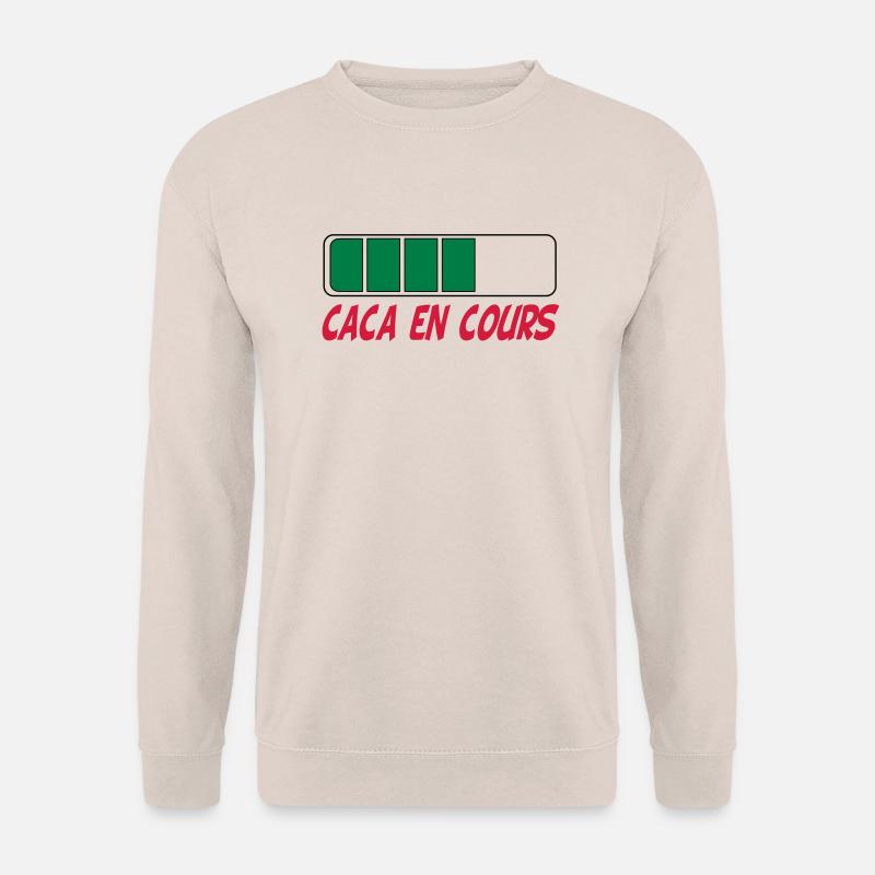 Caca en cours - Unisex Pullover - Sand