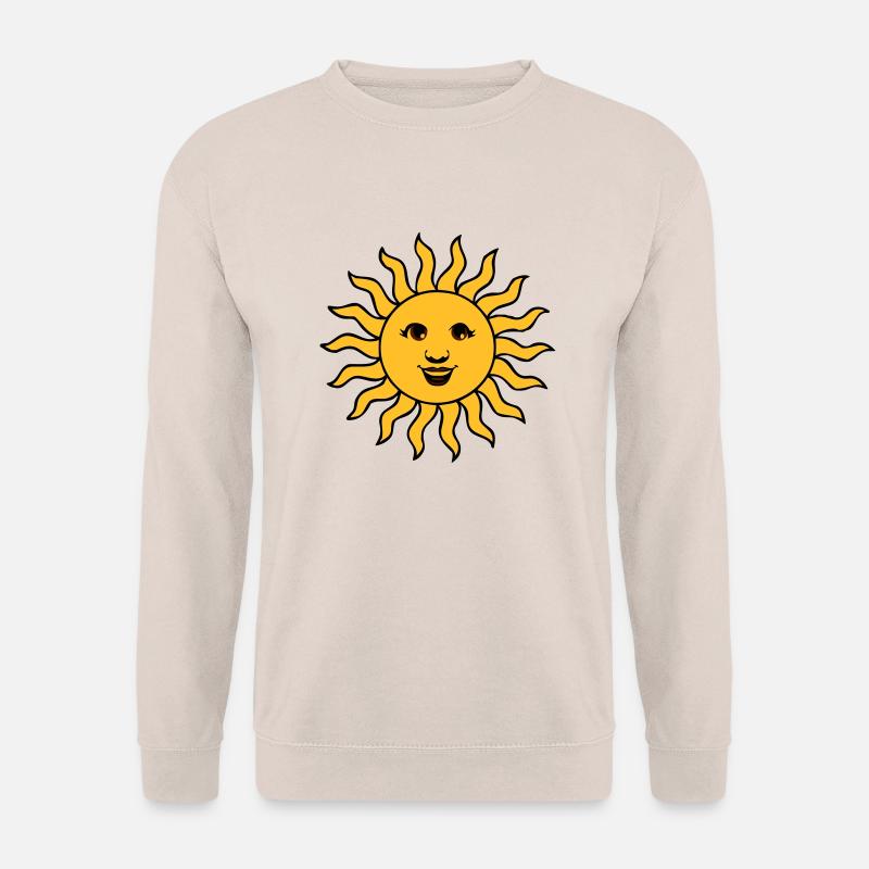 summer sun sunbeam friendly - Unisex Sweatshirt - sand