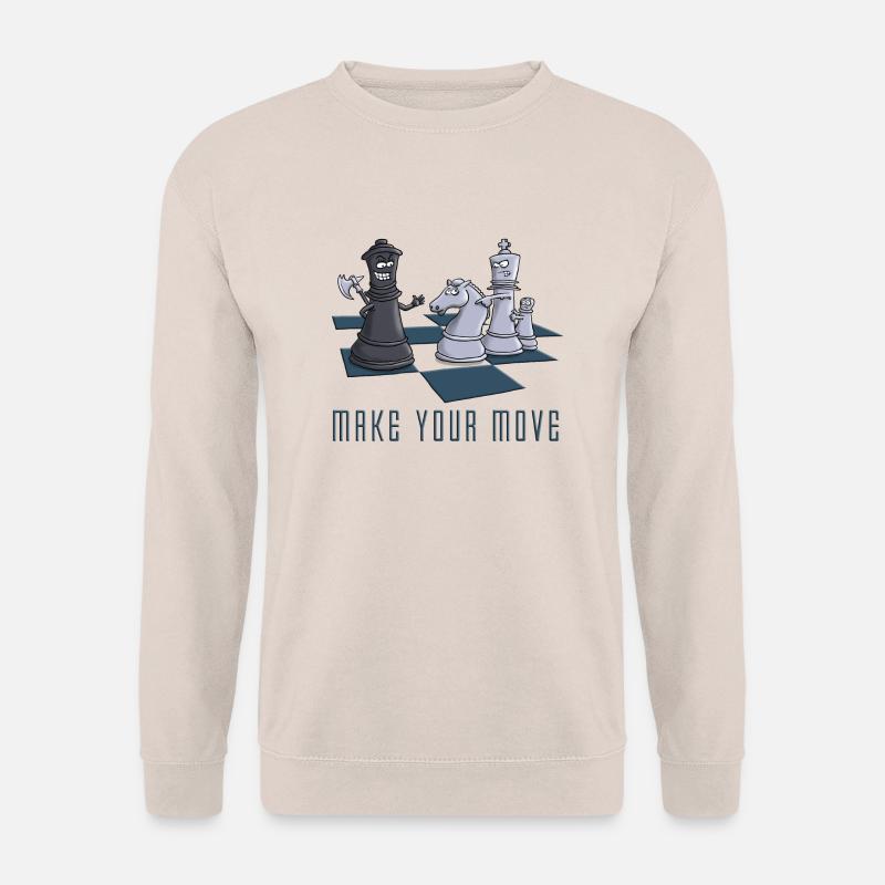 chess_make_your move_11_2016 - Unisex Pullover - Sand