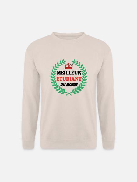 BEST STUDENT IN THE WORLD - Unisex Sweatshirt - sand