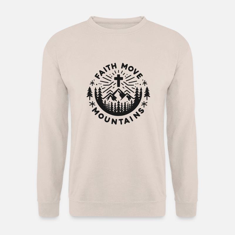Glaube versetzt Berge - Unisex Pullover - Sand
