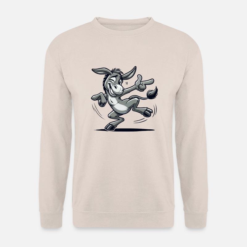 Donkey Comic - Unisex Sweatshirt - sand