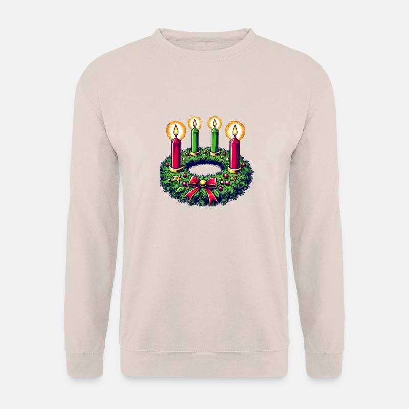 adventskranz - Unisex Pullover - Sand