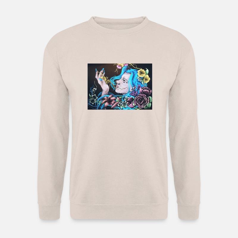 Spinnenlady - Unisex Pullover - Sand