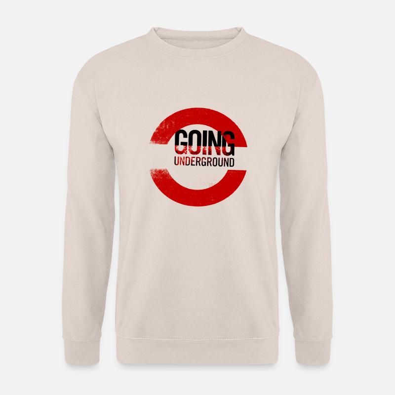 going underground - Unisex Pullover - Sand
