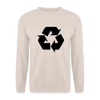 Recycler - Unisex Pullover - Sand - Vorne - Alina (178cm) & Michal (187cm)