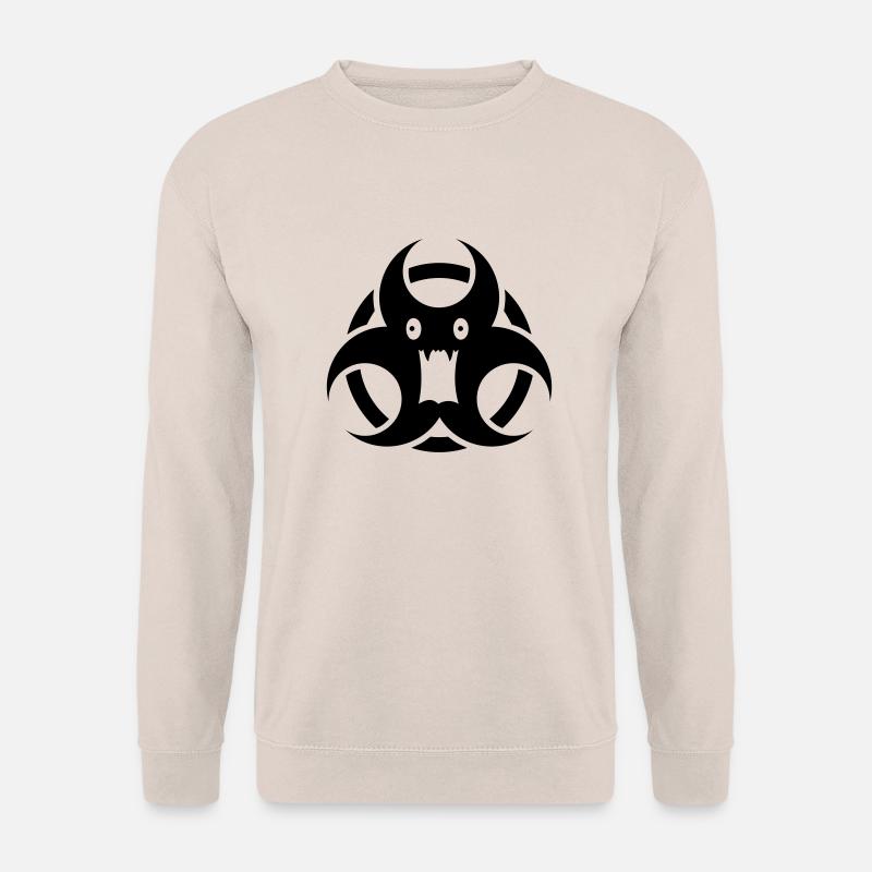 Biohazard Monster (1c) - Unisex Pullover - Sand