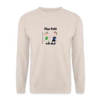 Piss-Pott - Unisex Pullover - Sand - Vorne - Alina (178cm) & Michal (187cm)