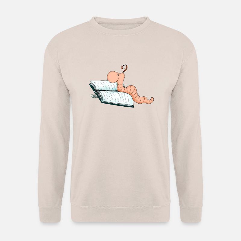 Bücherwurm Willi - Unisex Pullover - Sand
