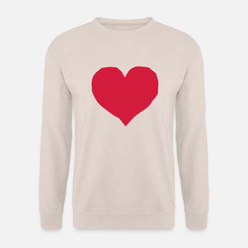 herz - Unisex Pullover - Sand