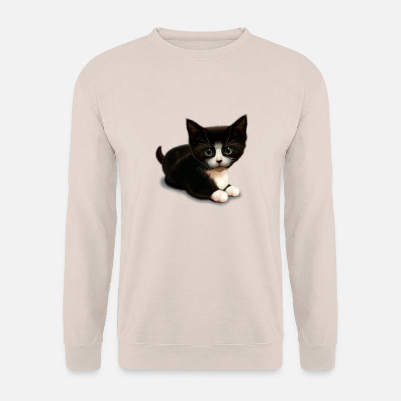 NETTE KATZE (leer) - Unisex Pullover - Sand