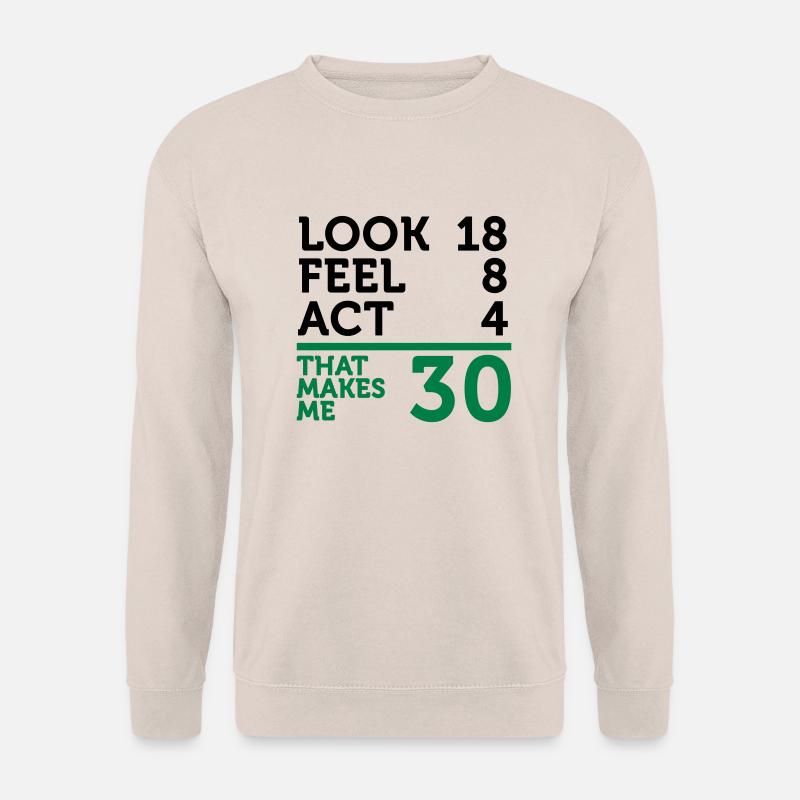 Ich bin 30 Jahre alt, aber.... - Unisex Pullover - Sand