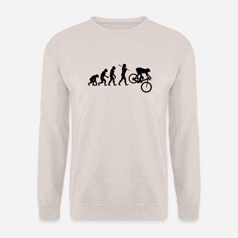 MTB Downhill Evolution - Unisex Sweatshirt - sand