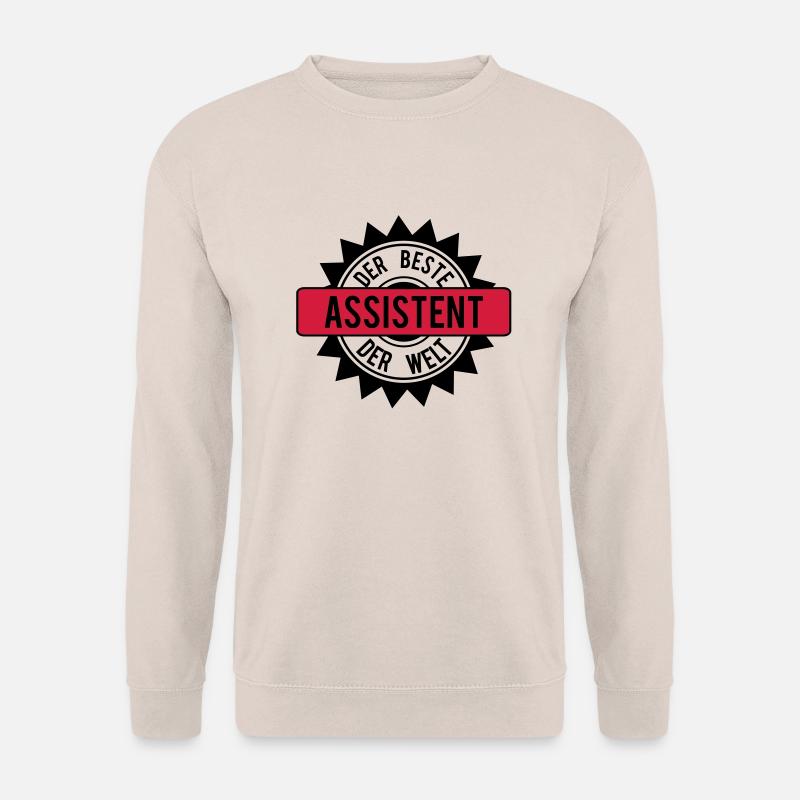 der beste assistent 2c - Unisex Pullover - Sand