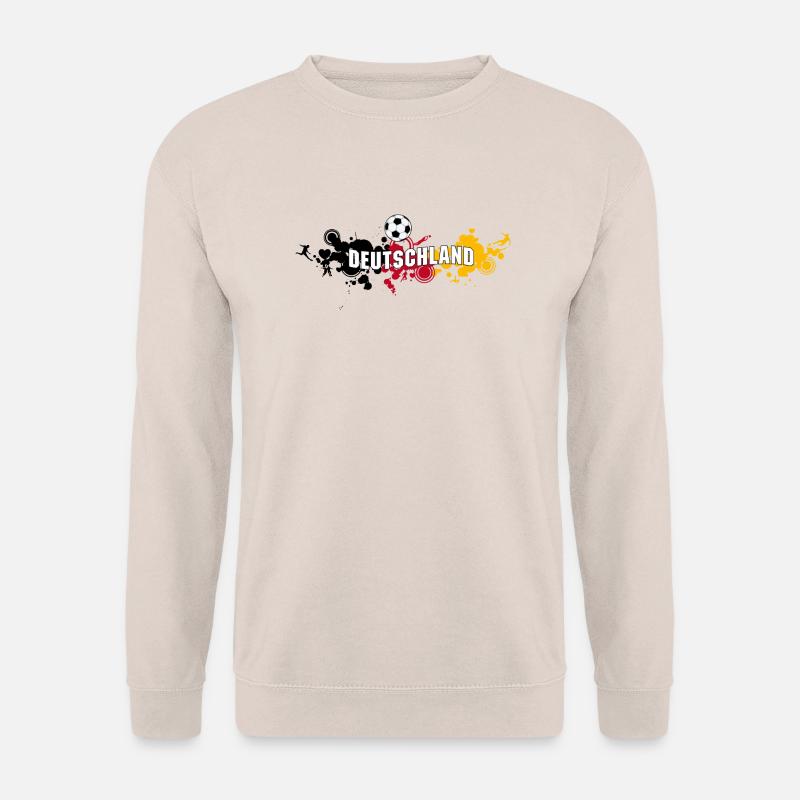 Fußball Deutschland (Splash) - Unisex Pullover - Sand