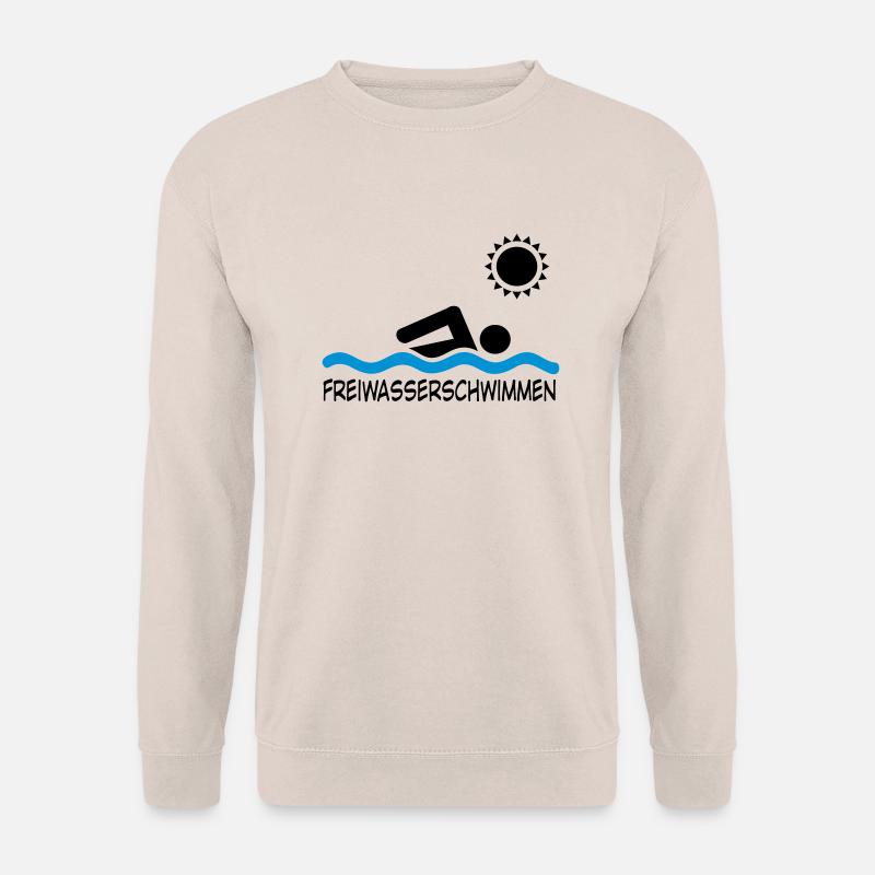 Freiwasserschwimmen - Unisex Pullover - Sand