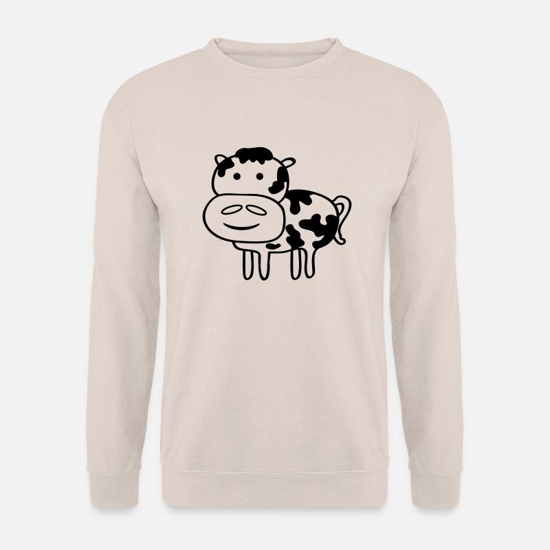 cow - Unisex Pullover - Sand