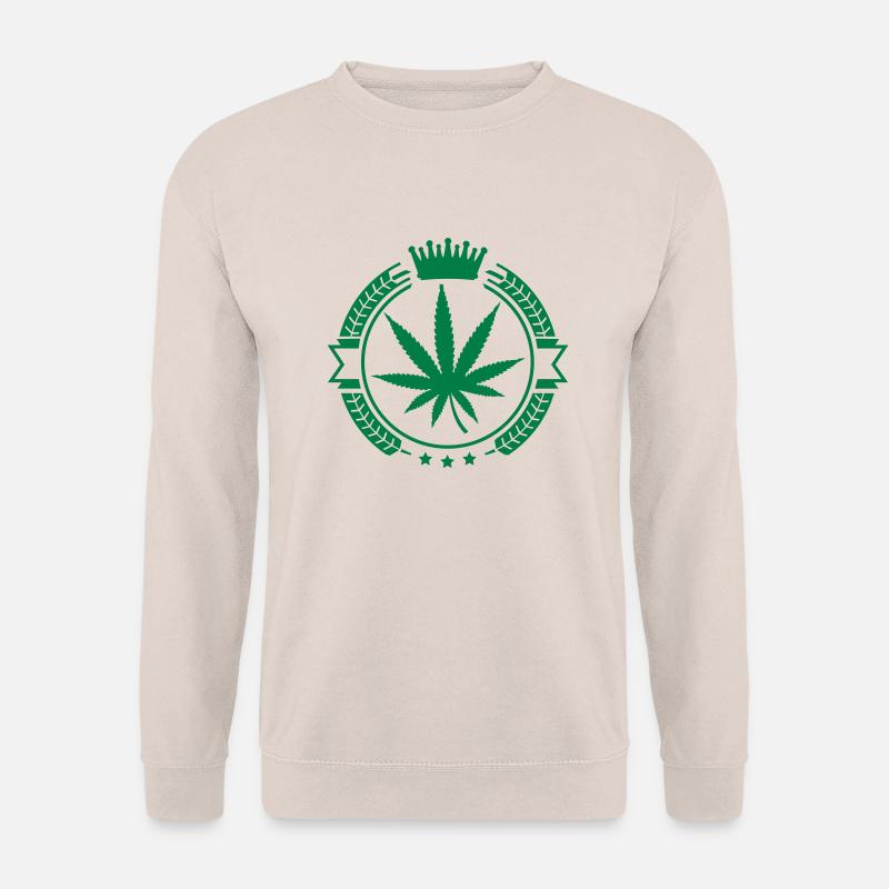 hemp_leaf_au1 - Unisex Pullover - Sand