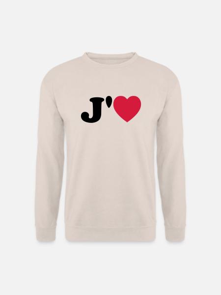 j`aime base - Sweat-shirt Unisexe - sable