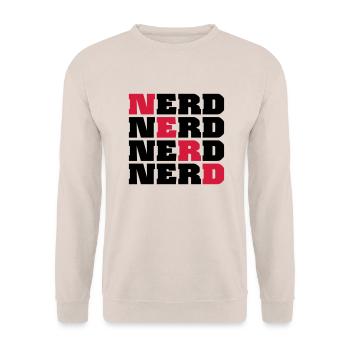Nerd - Unisex sweater - sand - Foran - Alina (178cm) & Michal (187cm)