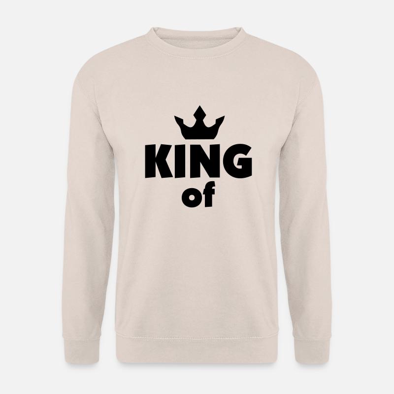 king of (1c) - Unisex Pullover - Sand