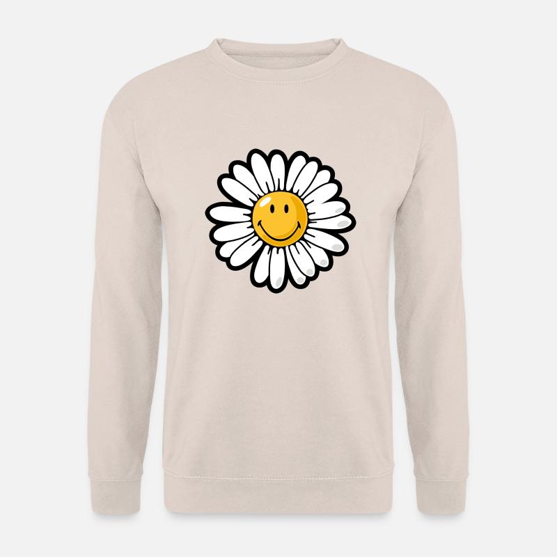 Smiley daisy - Unisex Pullover - Sand