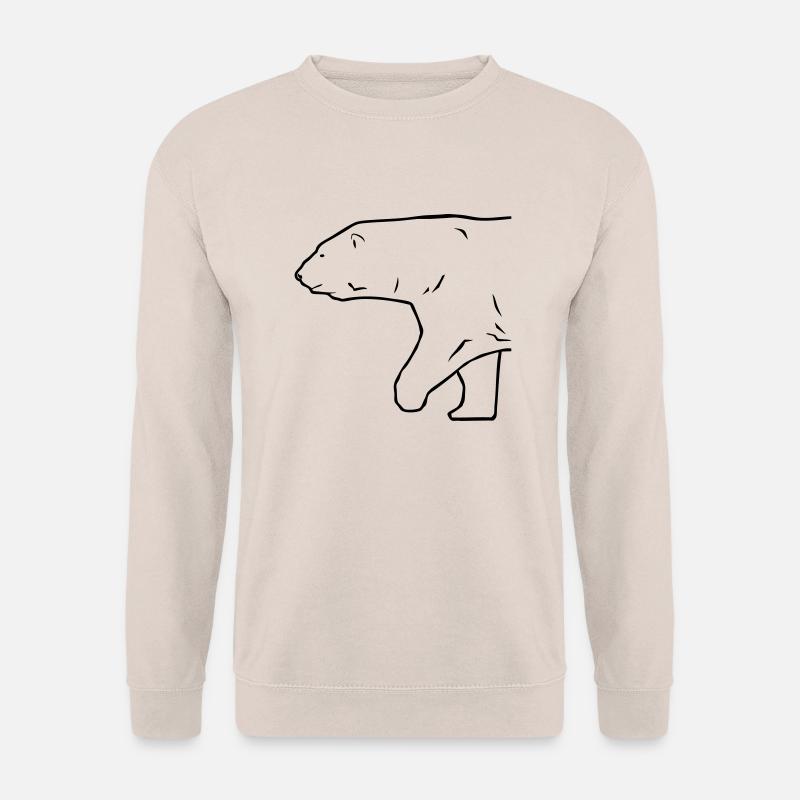 Polar Bear - Eisbär - Unisex Pullover - Sand