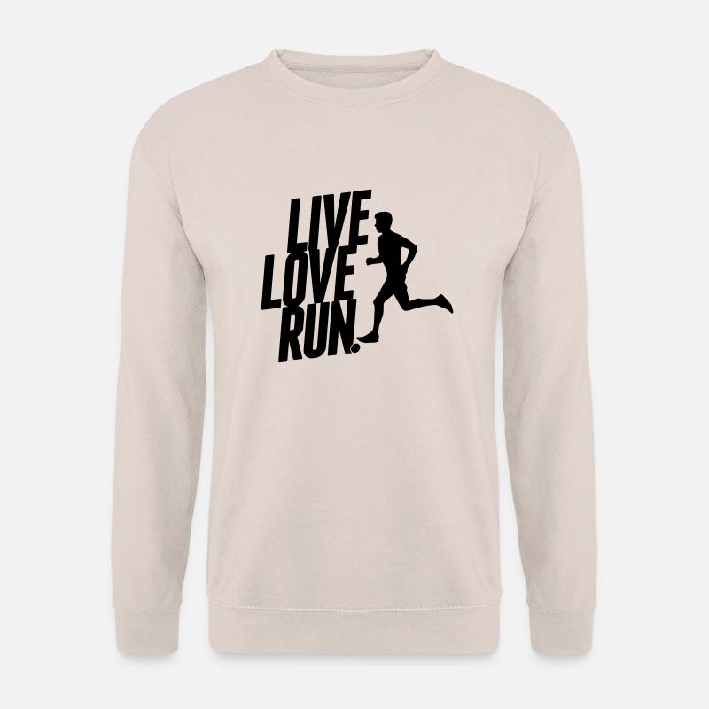 Live love run - Unisex Pullover - Sand