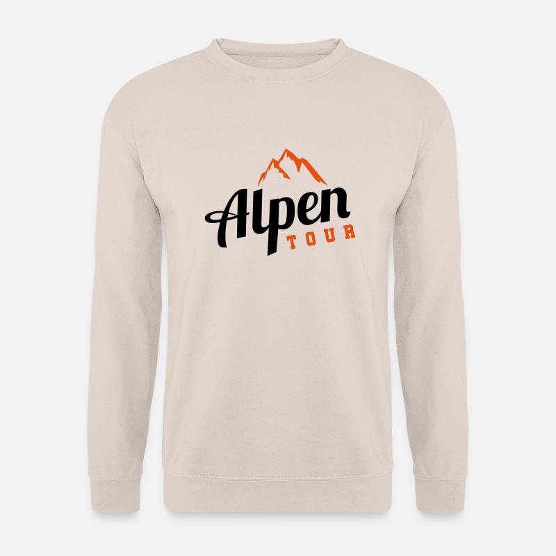 alpen tour design - Unisex Pullover - Sand