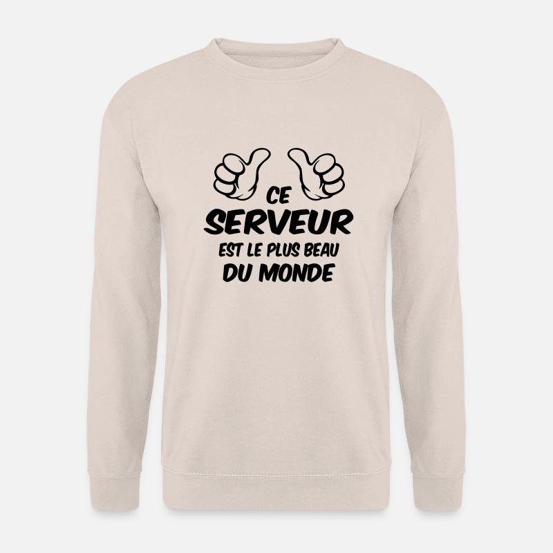 BEST SERVER - Unisex Sweatshirt - sand