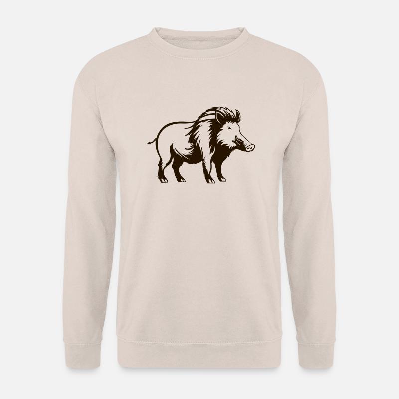 wildschwein tier - Unisex Pullover - Sand