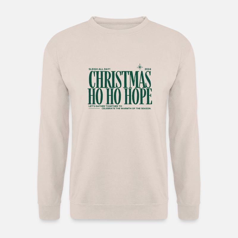 Pull de Noël - Weihnachtspullover - Sweat-shirt Unisexe - sable