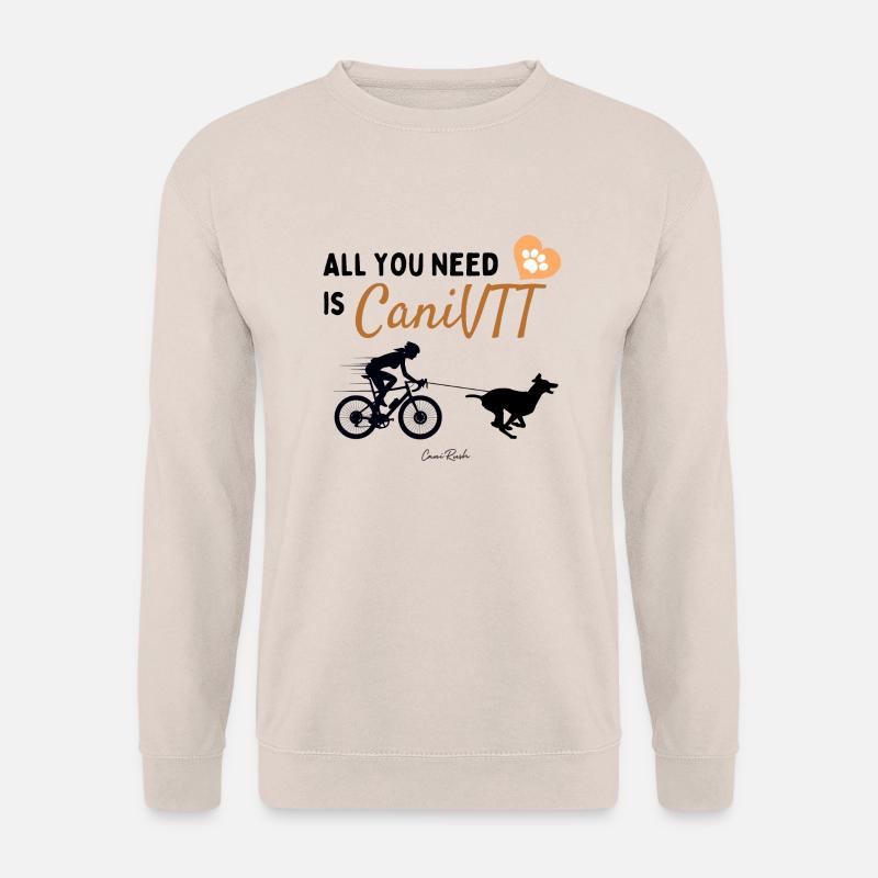 Canivtt bikejöring - Unisex Pullover - Sand