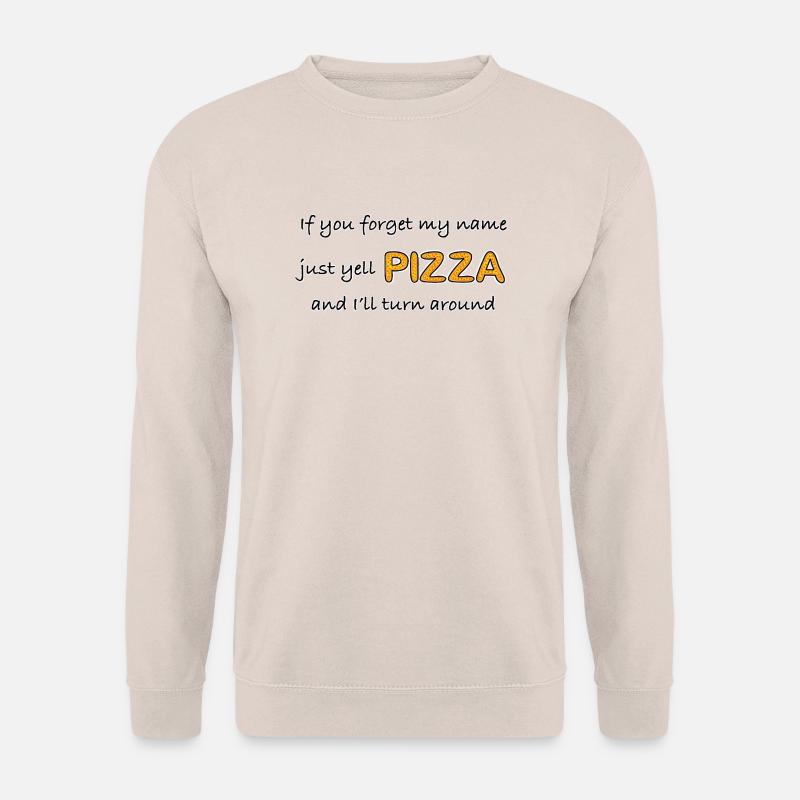 Pizza schreien - Unisex Pullover - Sand