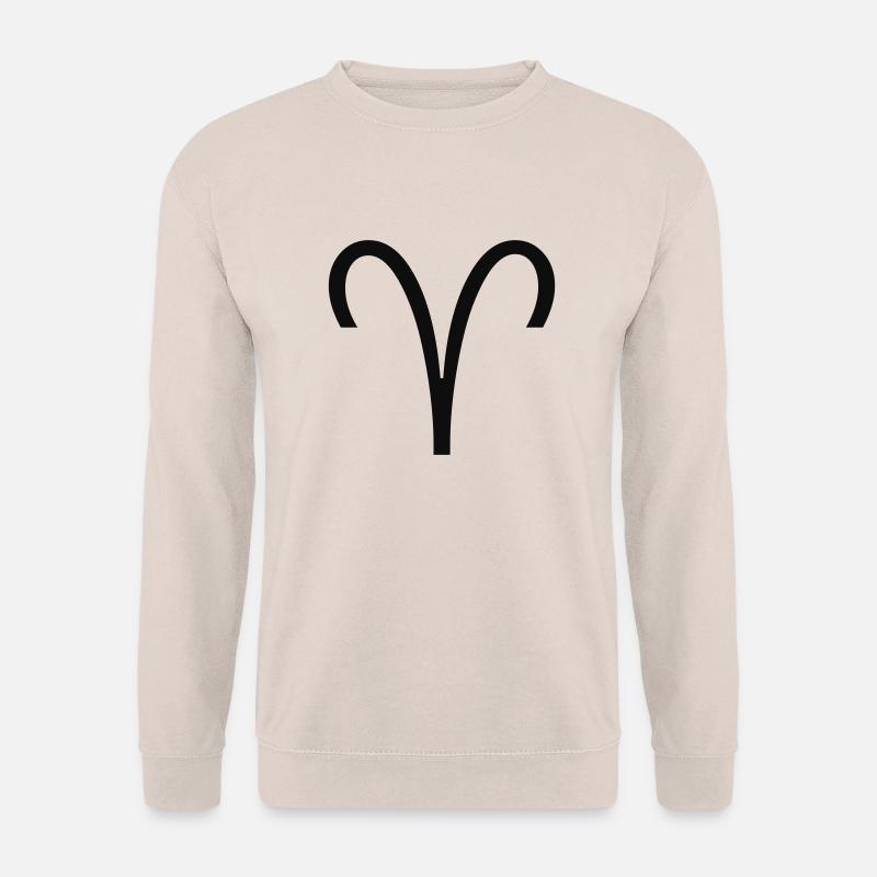 aries / widder - Unisex Pullover - Sand