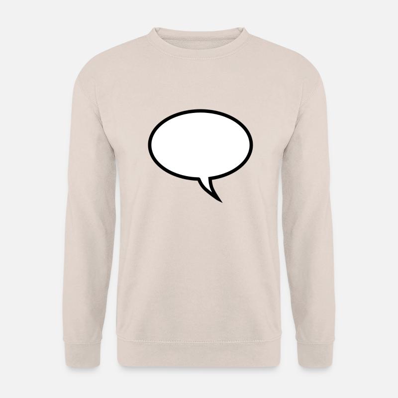 SpeechBubbleDesign - Unisex Sweatshirt - sand