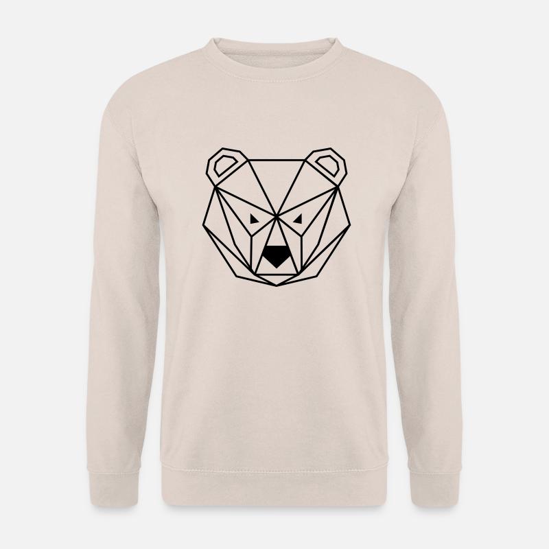 Bear outline - Unisex Pullover - Sand