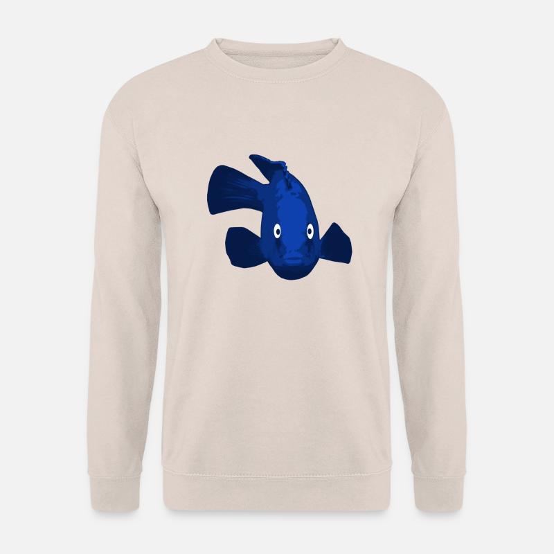 blauer Fisch - Unisex Pullover - Sand
