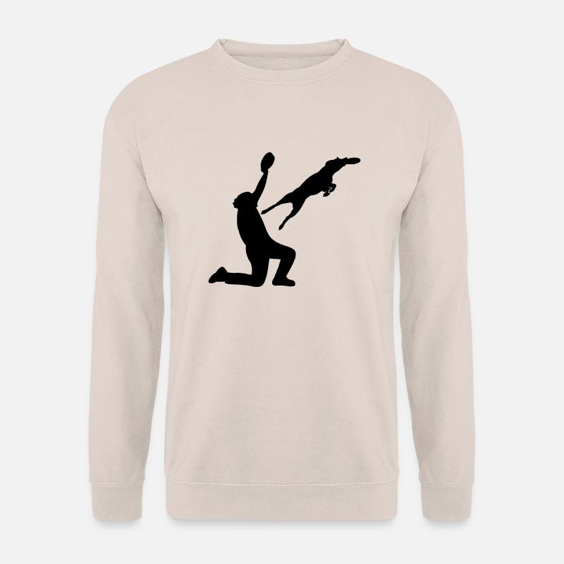 Dogfrisbee - Unisex Pullover - Sand