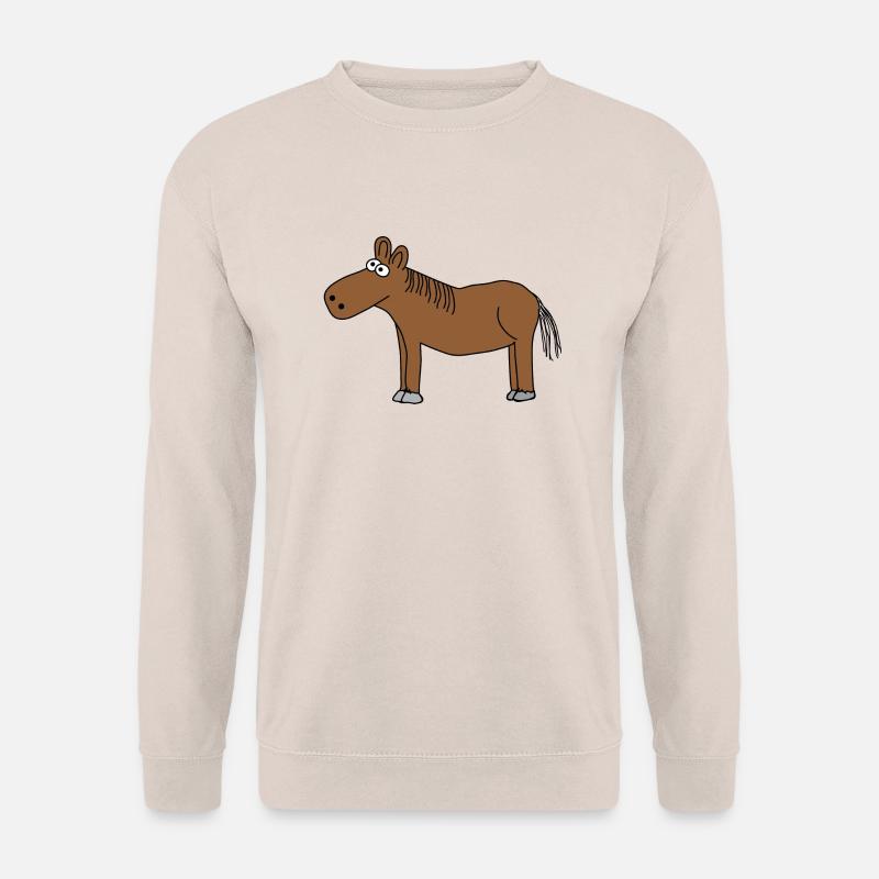 Pferde - Unisex Pullover - Sand