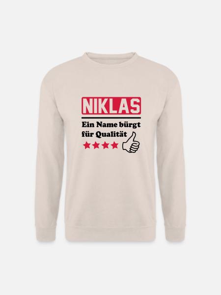 niklas - Unisex Pullover - Sand