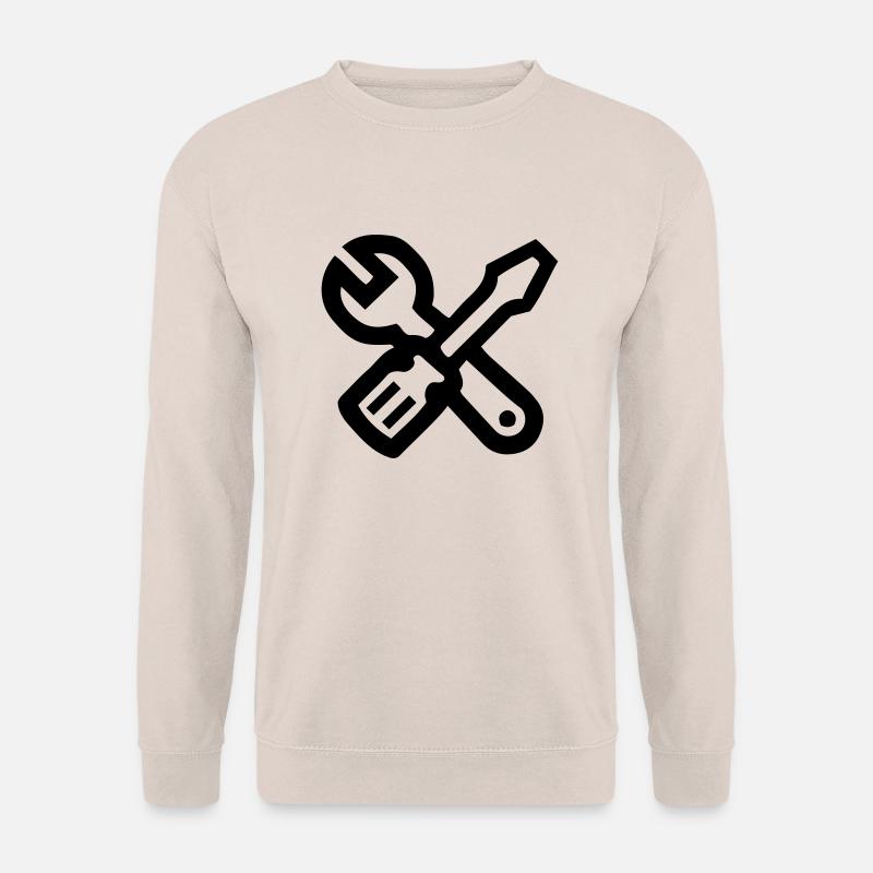 Wrench & Screwdriver - Unisex Pullover - Sand